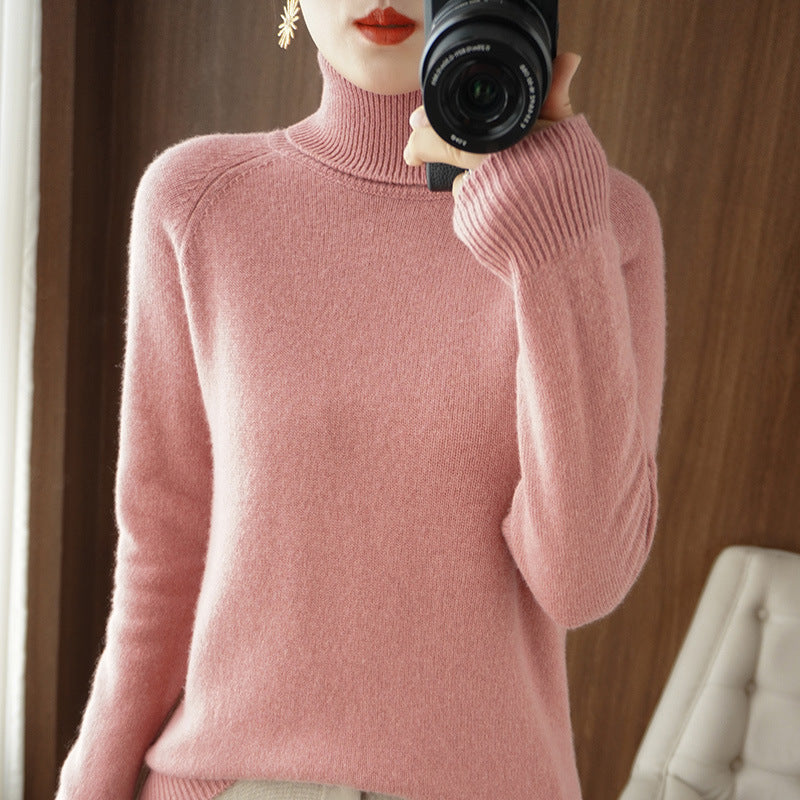 Damen Rollkragenpullover aus weichem EB