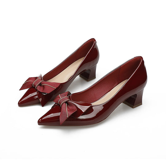 Damen Pumps mit eleganter Schleifenapplikation EB