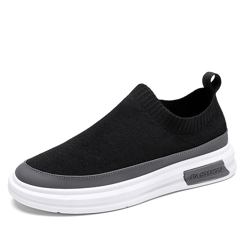 Damen Elastische Slip-On Sneakers mit bequemer Sohle EB