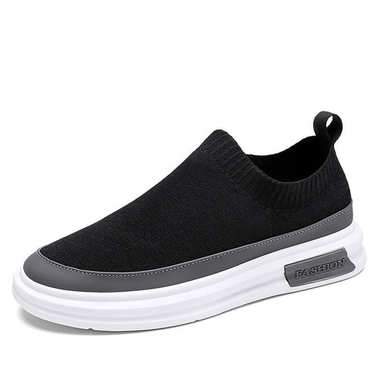 Damen Elastische Slip-On Sneakers mit bequemer Sohle EB