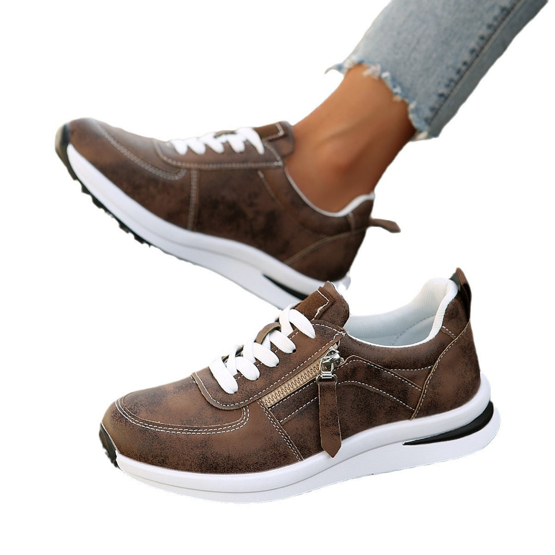 Damen Sneakers mit reflektierenden Akzenten und gepolsterter Innensohle EB