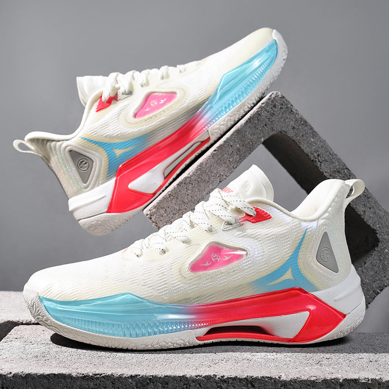 Damen Hochleistungs-Basketballschuhe mit atmungsaktivem Mesh-Obermaterial und dämpfender Sohle EB