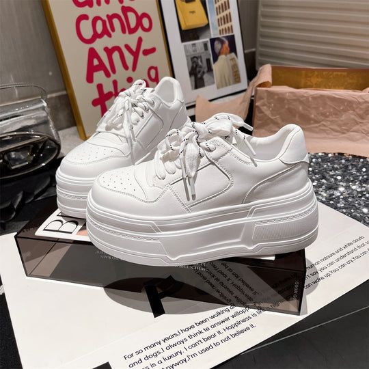 Damen Plateausneaker mit stylishem Design und atmungsaktivem Obermaterial EB
