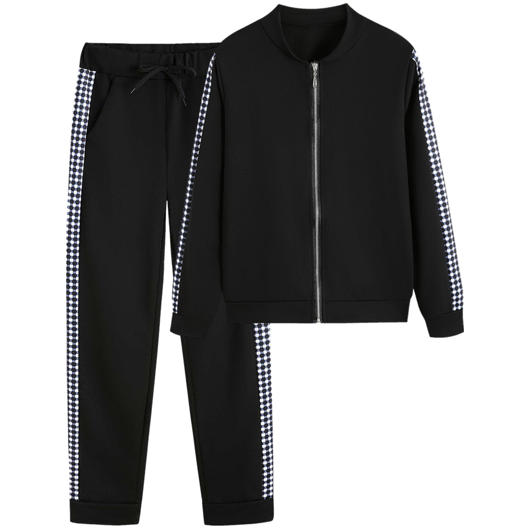 Damen Sportanzug mit stylischen Elemente und elastischem Bund EB
