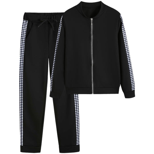 Damen Sportanzug mit stylischen Elemente und elastischem Bund EB