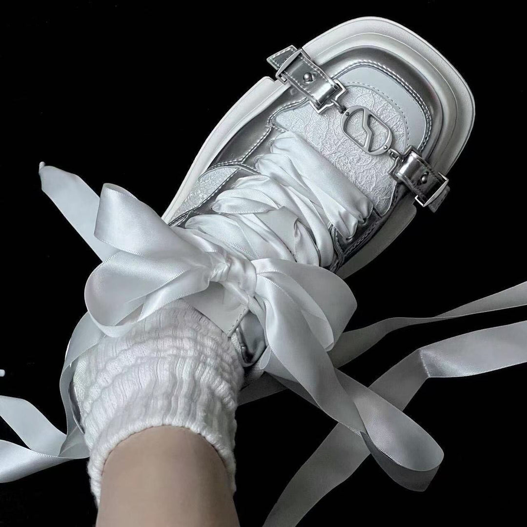 Damen Sneakers mit modischem Schnallenverschluss und innovativem Sohlenprofil EB