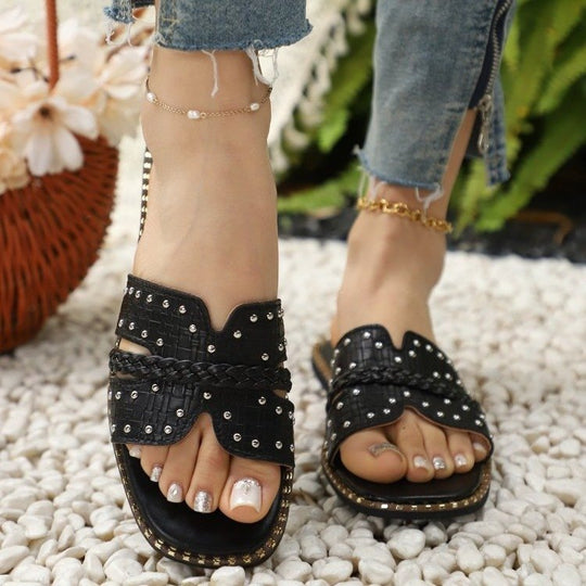 Damen Komfortable und stilvolle Riemensandalen EB