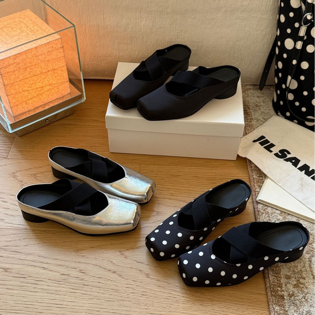 Damen Elegante Ballerinas mit auffälligem Glanz und passgenauem Schnitt EB
