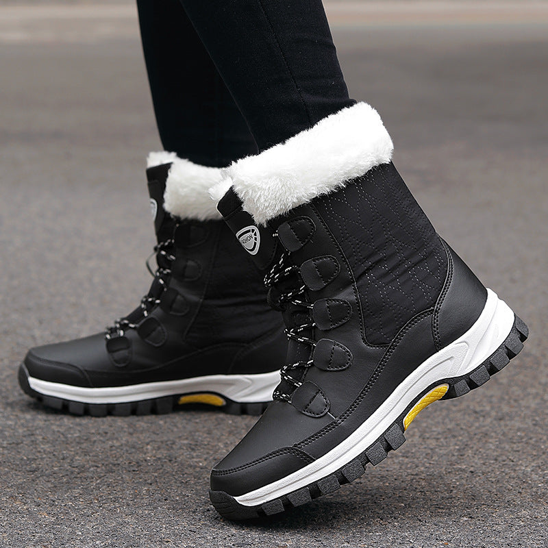 Damen Winterstiefel mit isolierendem Futter und rutschfester Sohle EB