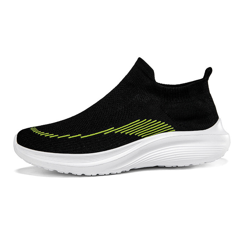 Damen Sportliche Sockensneaker mit atmungsaktivem Obermaterial und rutschfester Sohle EB