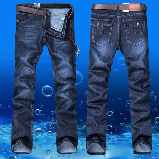 Herren Slim-Fit Jeans mit elastischem Bund und hohem Tragekomfort EB