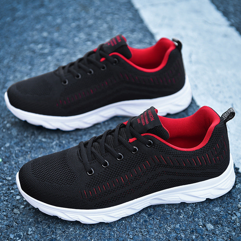 Unisex atmungsaktive leichte Strick-Sneaker mit dämpfender EVA-Sohle EB
