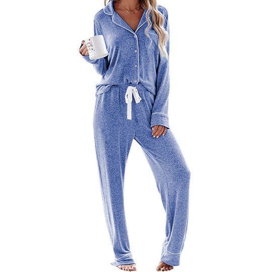 Damen Schlafanzug-Set aus weichem, atmungsaktivem Material EB