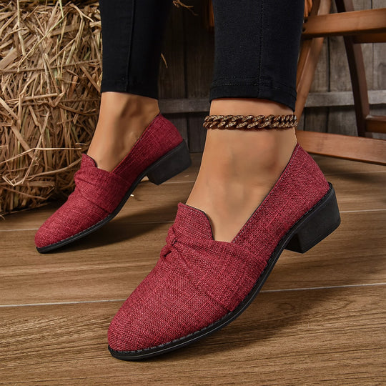 Damen Slipper mit geschwungenem Knoten EB