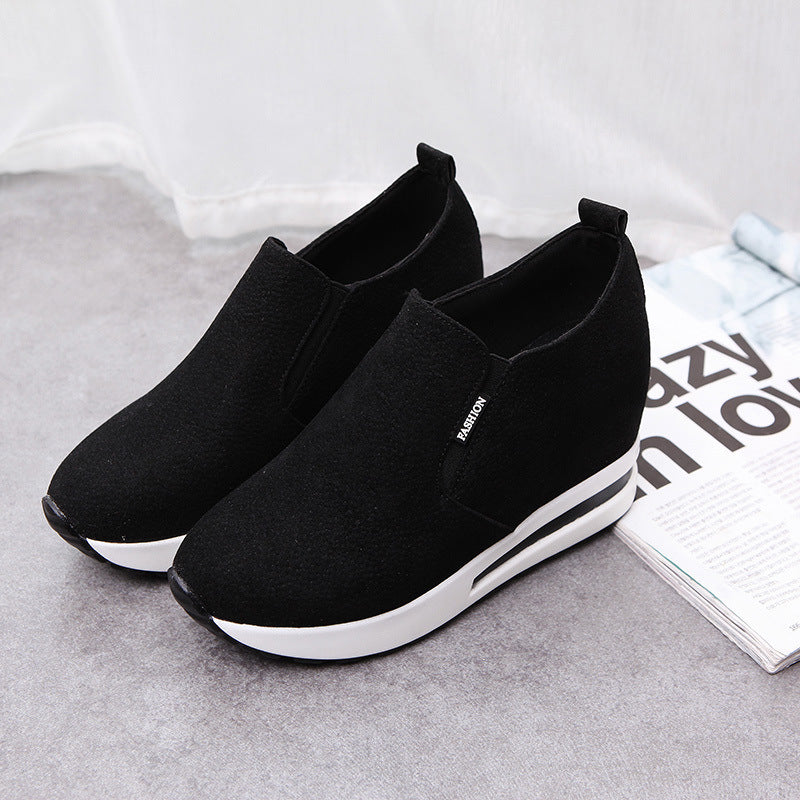 Damen Sportliche Wedge Sneakers EB