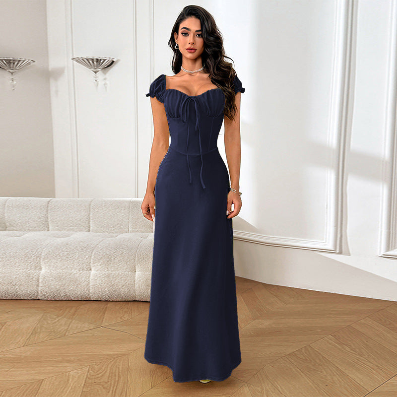 Damen elegantes Maxikleid mit zeitlosem Design EB