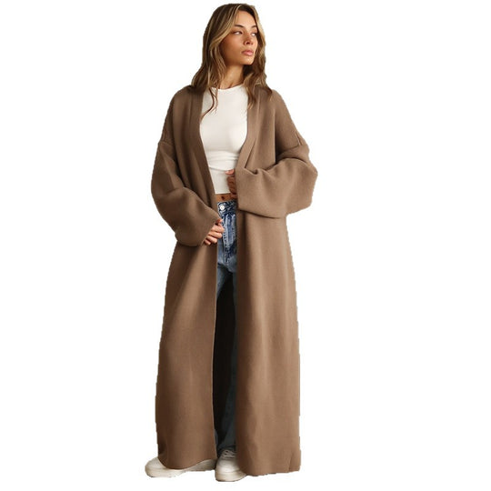 Damen Oversize-Strickmantel EB