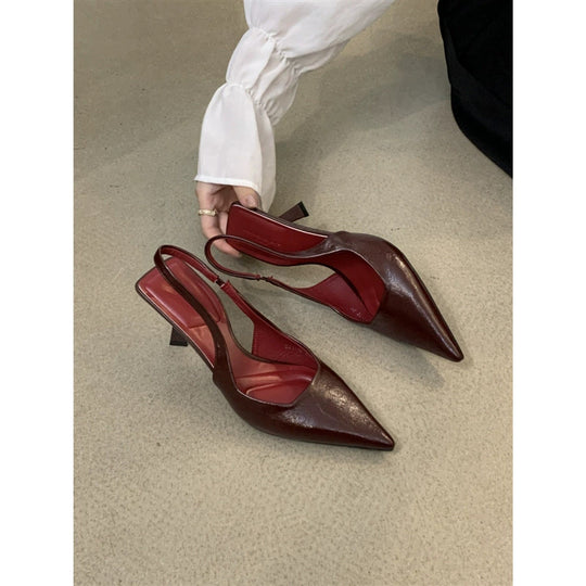 Damen elegante Slingback Pumps EB