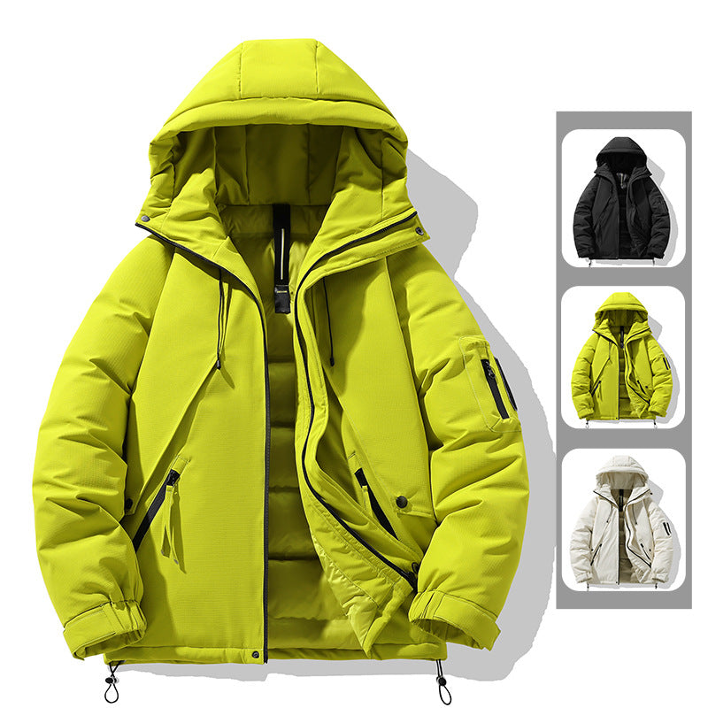 Damen isolierte Multifunktionsjacke mit verstellbarem Kapuzensystem und praktischen Taschen EB