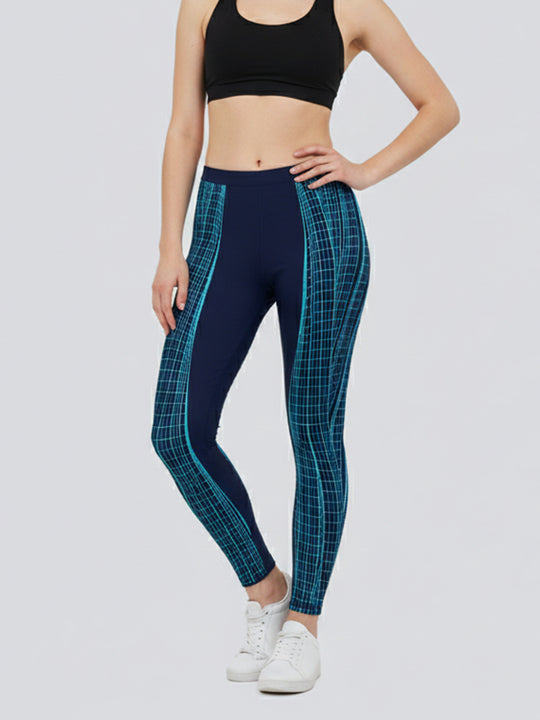 Damen Sportleggings mit stylischem Sternen-Design und hohem Bund EB