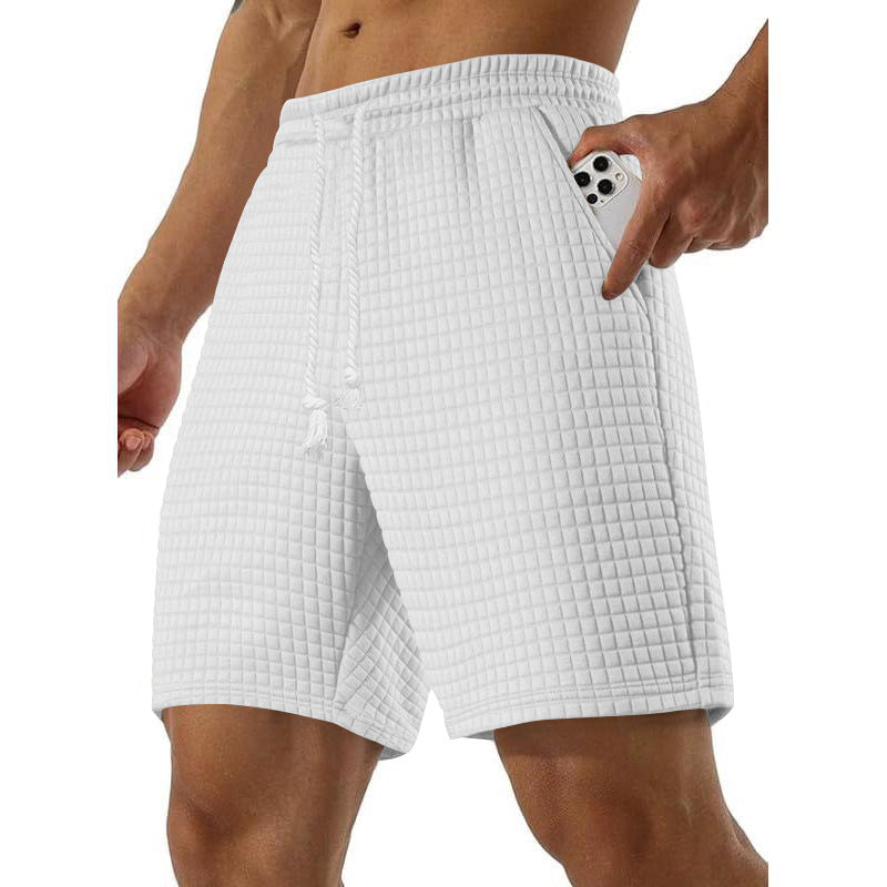 Herren Sportliche Freizeit-Shorts aus atmungsaktivem Material mit praktischen Seitentaschen EB