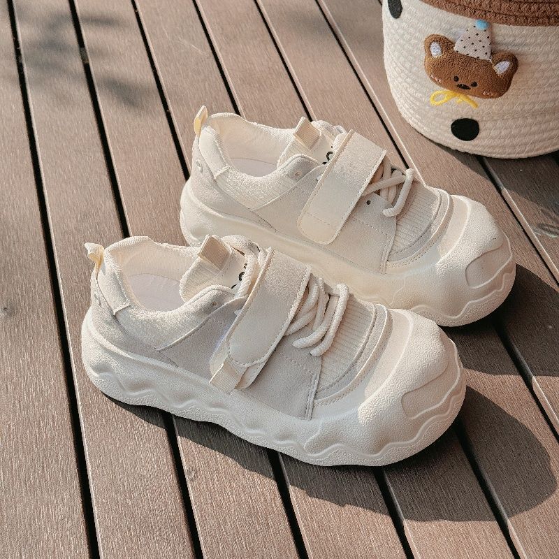 Damen Sneaker mit praktischen Klettverschlüssen und dämpfender Sohle EB