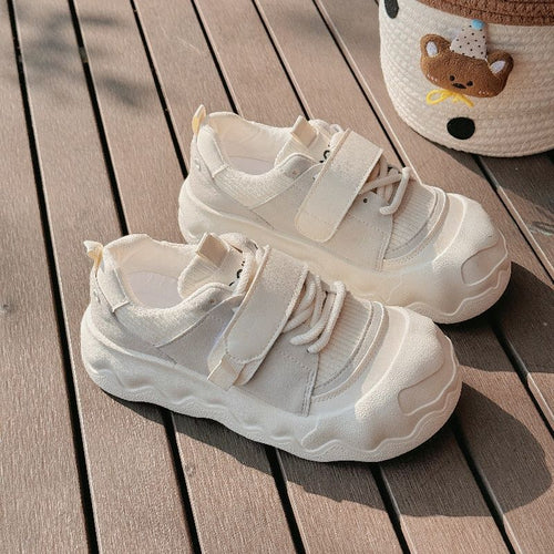 Damen Sneaker mit praktischen Klettverschlüssen und dämpfender Sohle EB