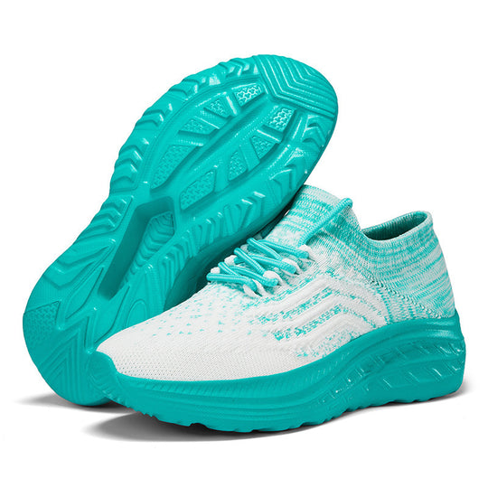 Damen Sportliche und atmungsaktive Sneakers mit elastischem Obermaterial EB