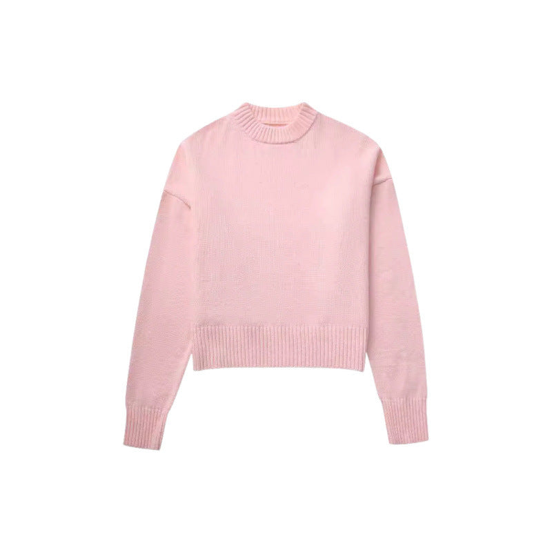 Damen gemütlicher oversized Strickpullover EB