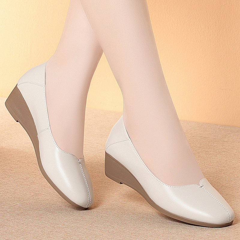 Damen Elegante Keil-Pumps mit atmungsaktivem Innenfutter EB