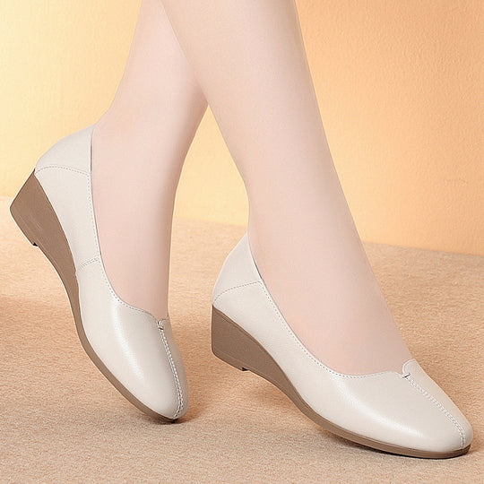 Damen Elegante Keil-Pumps mit atmungsaktivem Innenfutter EB