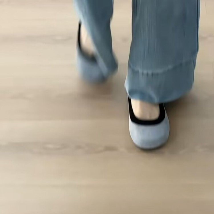 Damen Ballerinas mit Leopardenmuster und komfortablem Innenfutter EB