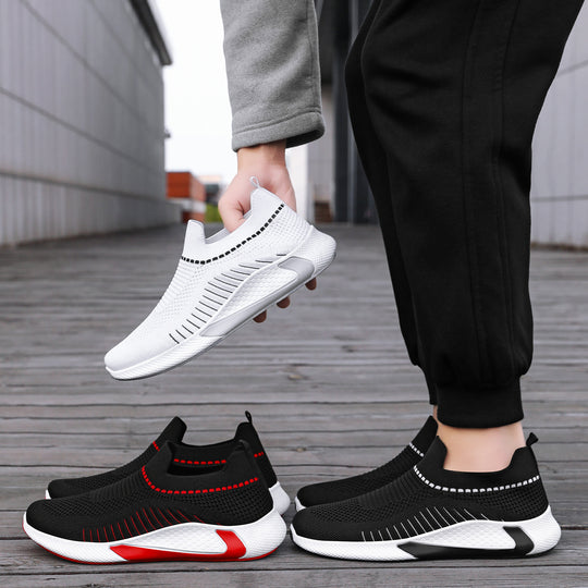 Damen Atmungsaktive Slip-On Laufschuhe mit flexiblem Mesh-Obermaterial EB