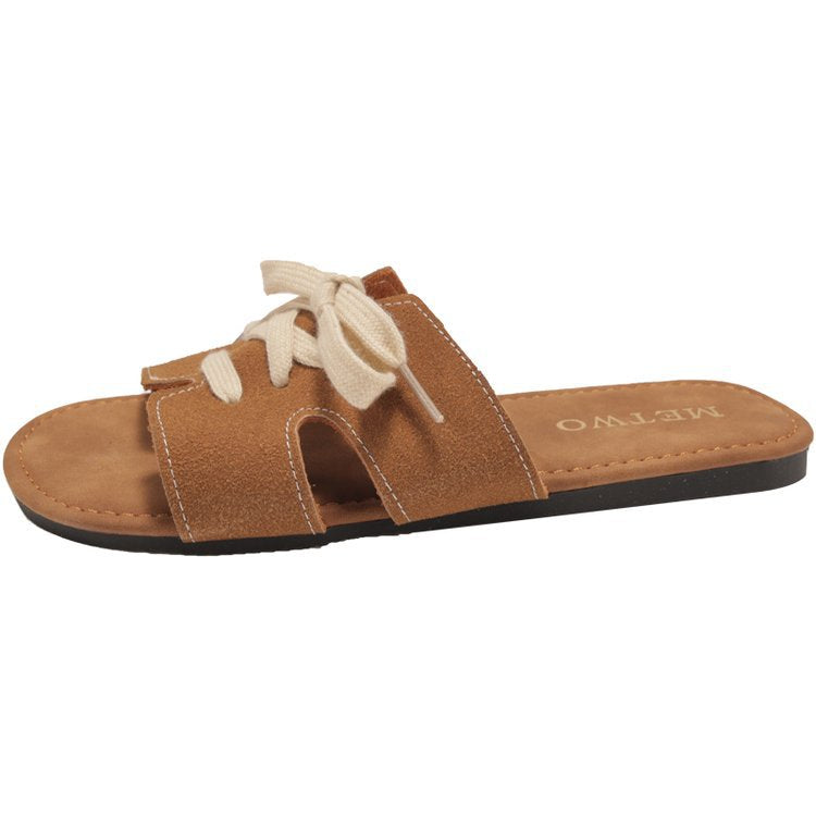 Damen Sandalen mit dekorativen Schleifenakzenten EB