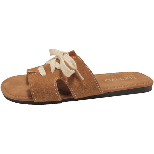 Damen Sandalen mit dekorativen Schleifenakzenten EB