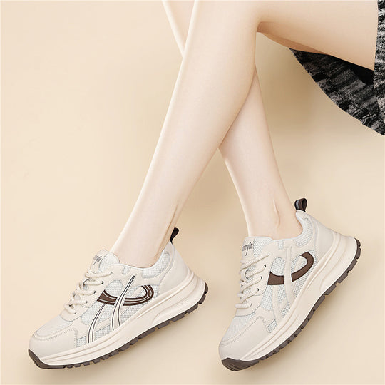 Damen Sportliche Komfort-Sneaker mit atmungsaktiver Oberfläche und dämpfender Laufsohle EB