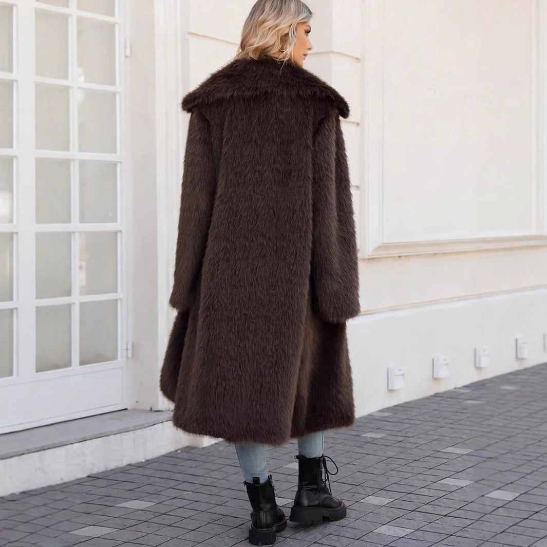 Damen Modischer Long Coat EB