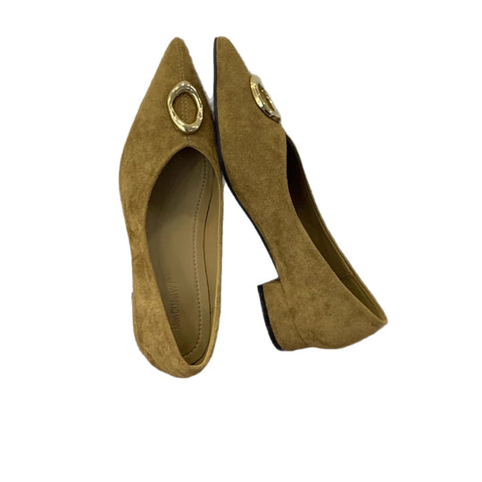 Damen elegante spitze Pumps mit dekorativen Metallakzenten EB