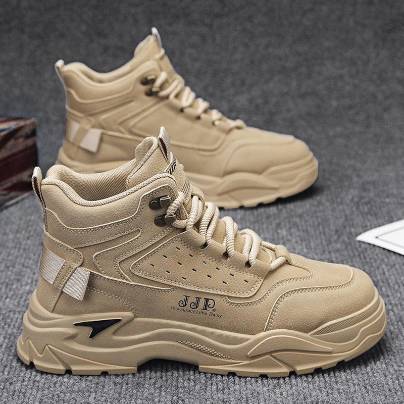 Damen Sportliche High-Top Sneakers mit dämpfender Sohle EB