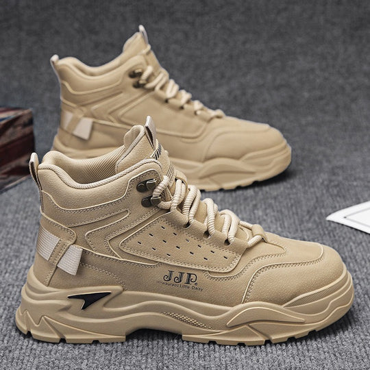 Damen Sportliche High-Top Sneakers mit dämpfender Sohle EB