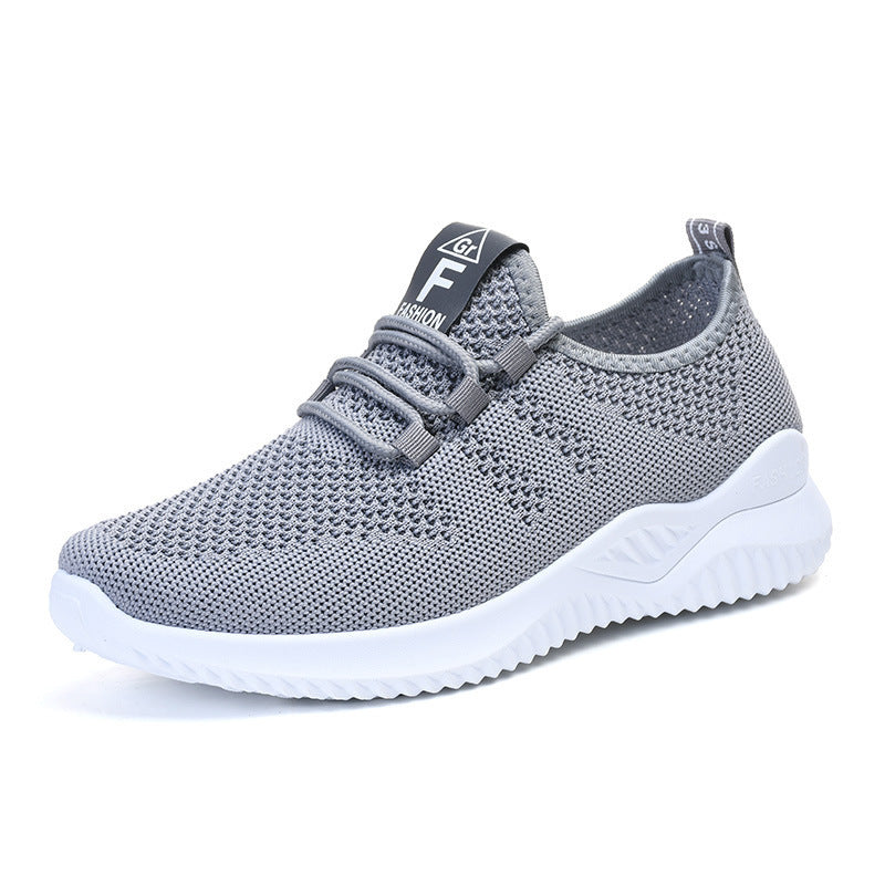 Damen Sportliche und atmungsaktive Sneakers mit flexiblem Strickoberteil EB