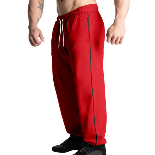Herren Sportliche Jogginghose mit verstellbarem Bund und seitlichen Eingrifftaschen EB