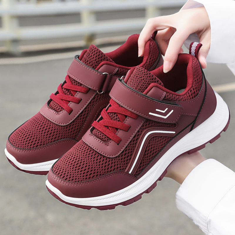 Damen Sportliche Freizeitschuhe mit rutschfestem Klettverschluss EB