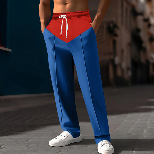 Herren modische Sweatpants mit innovativem Schnitt und seitlichen Eingrifftaschen EB