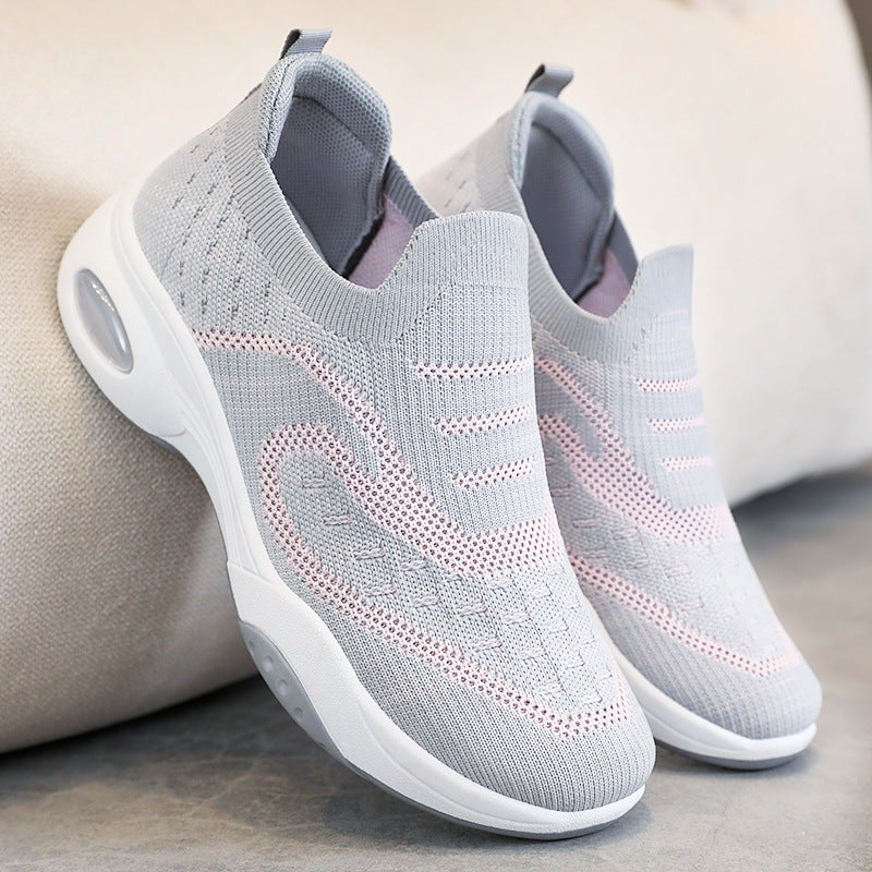 Damen Bequeme und atmungsaktive Slip-On Sneakers mit innovativer Dämpfung EB