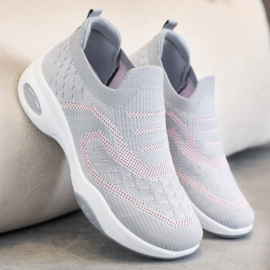 Damen Bequeme und atmungsaktive Slip-On Sneakers mit innovativer Dämpfung EB
