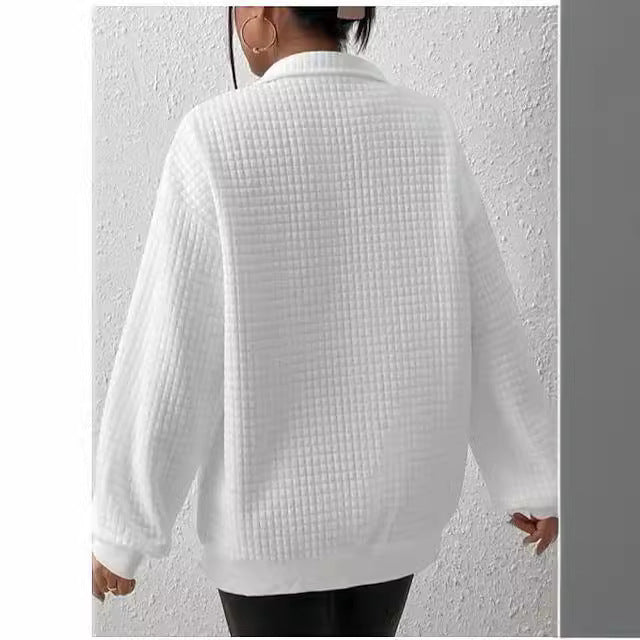 Damen Pullunder mit Stehkragen und strukturiertem Design EB