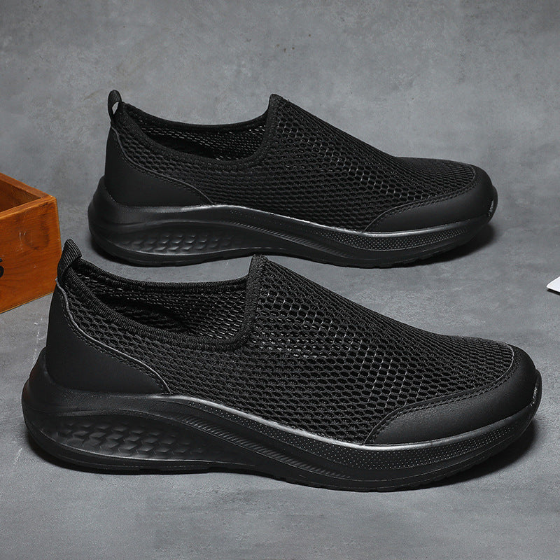 Damen Atmungsaktive Knit Slip-On Sneakers EB