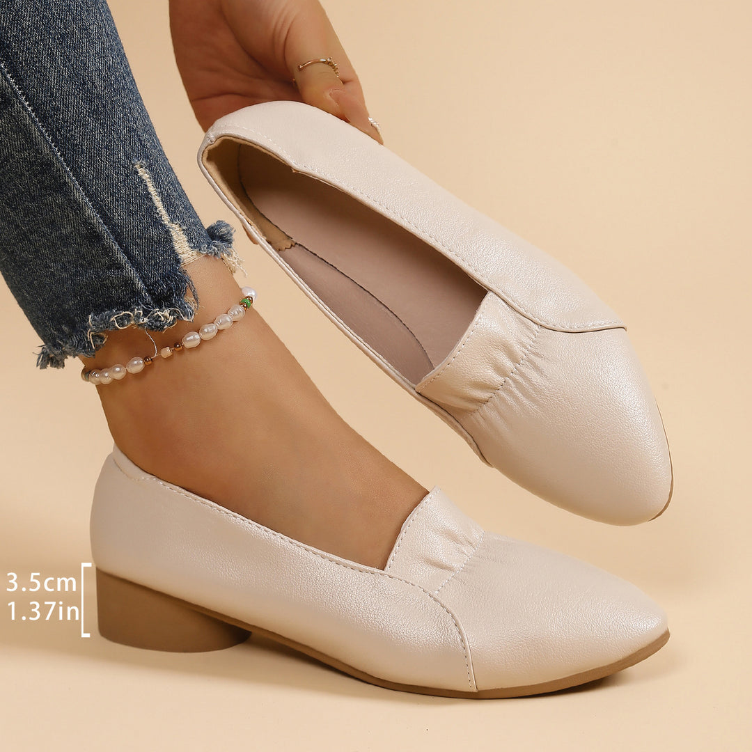 Damen Mokassins mit elegantem Knöchelriemen und weich gepolsterter Innensohle EB