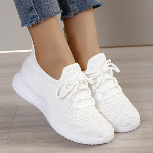 Damen Sportliche Lifestyle-Sneaker mit atmungsaktivem Obermaterial EB